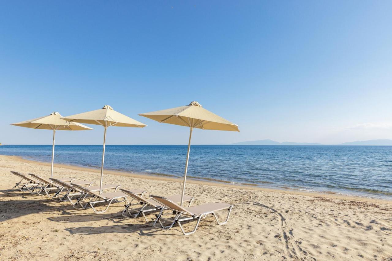 Luna Villa Private Beach Nea Irakleia Extérieur photo